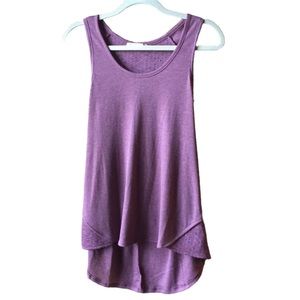5/$25 ELODIE Dusty Rose Sleeveless Knit High Low Tank Top Size Small